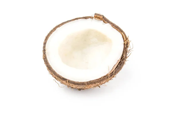 흰색 배경 위에 코코넛 — 스톡 사진