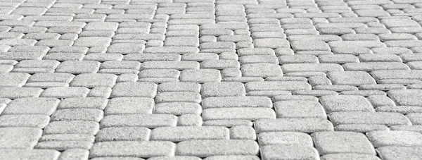 Камень серый плитка тротуар - текстура фона — стоковое фото