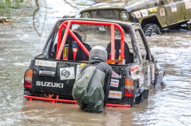 Salovka, Rusya - 5 Mayıs 2017: yol yarışmada 
