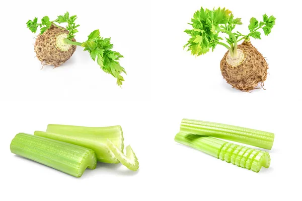 Sada celeru na bílém pozadí Vystřižení — Stock fotografie