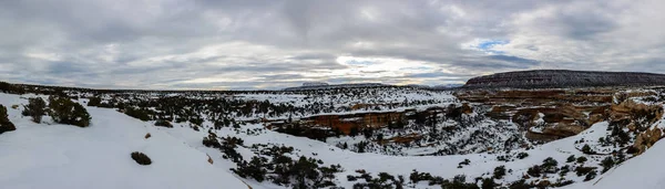 Winterschlucht in arizona — Stockfoto