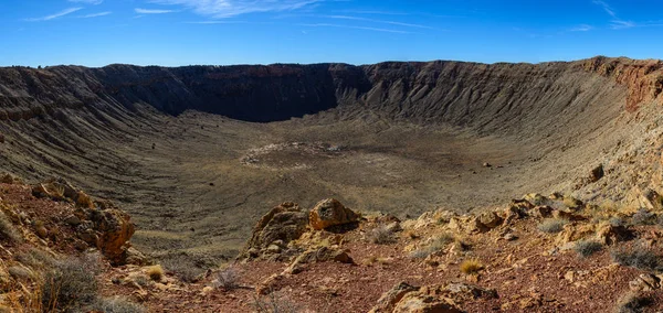 Meteor-Kraterpanorama — Stockfoto