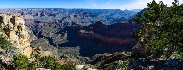 Rim sul do Grand Canyon no Arizona — Fotografia de Stock