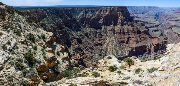 Södra kanten av grand canyon i arizona — Stockfoto