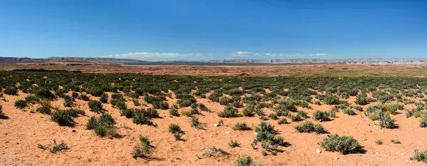 Wüste um Grand Canyon Hufeisenkurve Seite arizona — Stockfoto