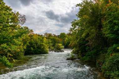 Ters yönde river Niagara falls