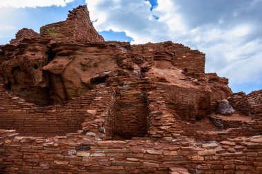 Antik kalıntıları. Wupatki Ulusal Anıt Arizona