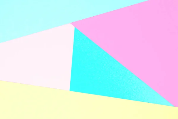 抽象粉彩色纸质地简约的背景 柔和颜色的最小几何形状和线条 — 图库照片