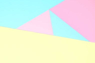 Pastel renkli kağıt doku minimalizm arka plan soyut. En az geometrik şekiller ve çizgiler pastel renklerde.