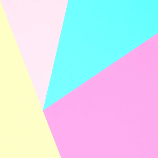 抽象粉彩色纸质地简约的背景 柔和颜色的最小几何形状和线条 — 图库照片