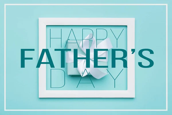 Happy Father Day Pastelowe Candy Kolory Tła Mieszkanie Świeckich Minimalizm — Zdjęcie stockowe