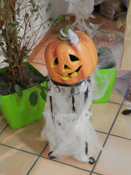 Decoración de calabaza de Halloween —  Fotos de Stock