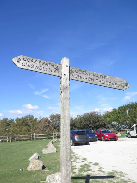 Signalisation du sentier côtier — Photo