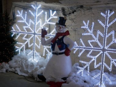 Kasaba Mağarası 'nda Noel pazarı