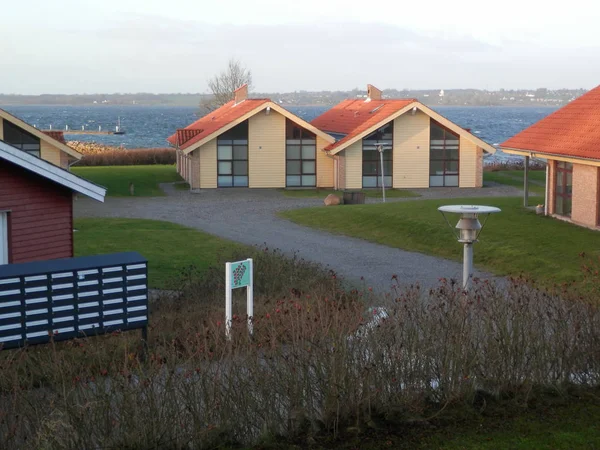 Vista sobre Flensburg Fjord — Foto de Stock