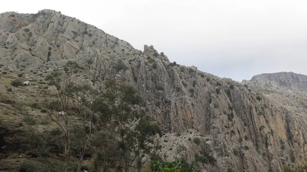 Rock-scape near El Chorro — ストック写真