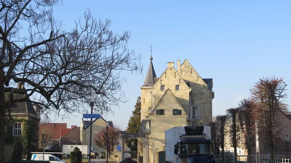 Edifícios em Valkenburg, Holanda — Fotografia de Stock