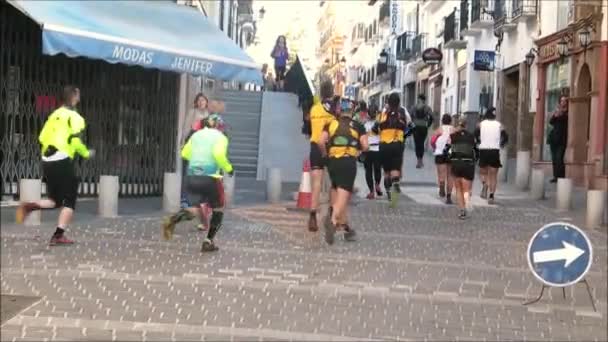 Alora Espagne Janvier 2020 750 Athlètes Participent Cinquième Édition Trial — Video