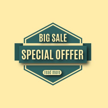 satış etiketi, vektör illüstrasyonu.