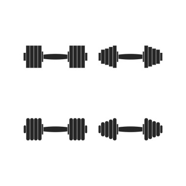 Simgeler dambıl, vektör çizim.