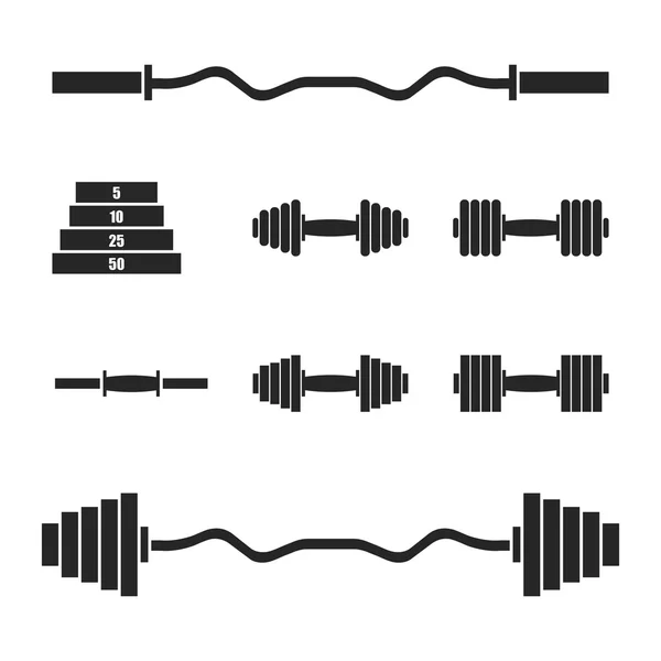 Um conjunto de equipamentos esportivos, ilustração vetorial . —  Vetores de Stock