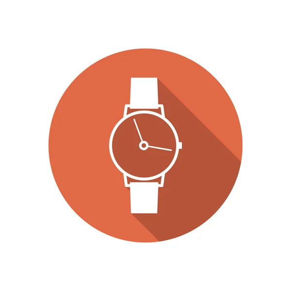 Icon wrist watch, vector illustration. — Stock Vector