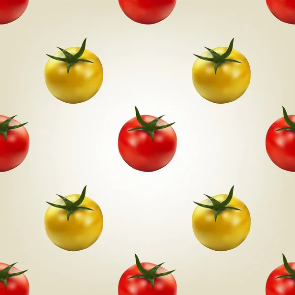 Bezszwowe tło pomidora, ilustracji wektorowych. — Wektor stockowy