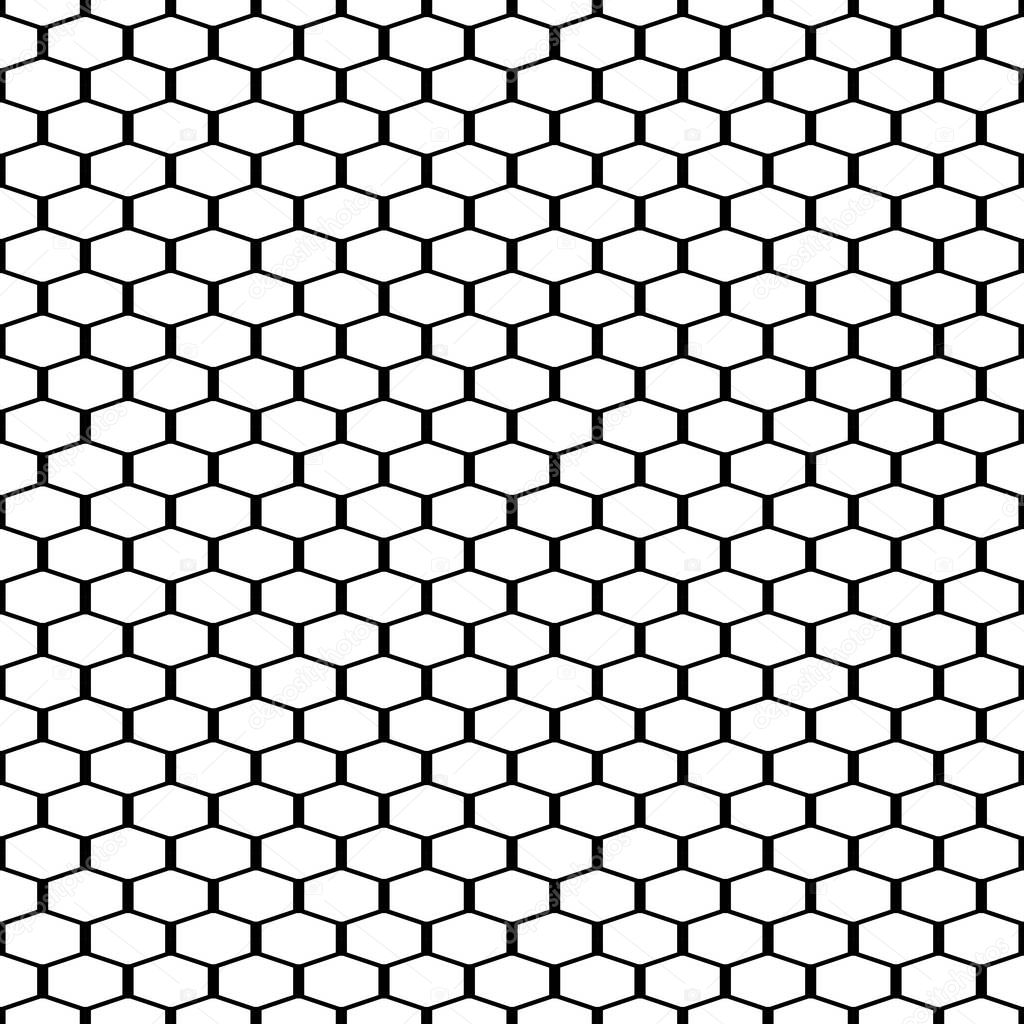 Geometric seamless grating background, vector illustration.