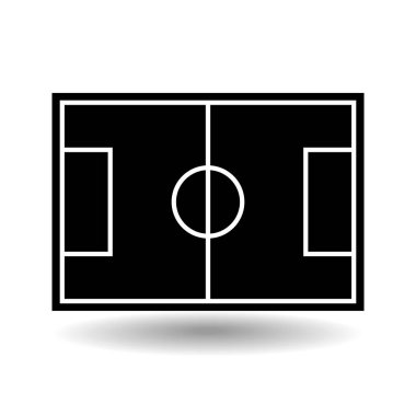 Simge Bahçesi futbol, vektör çizim.