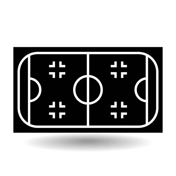 Pictogram Speeltuin ijshockey, vectorillustratie. — Stockvector