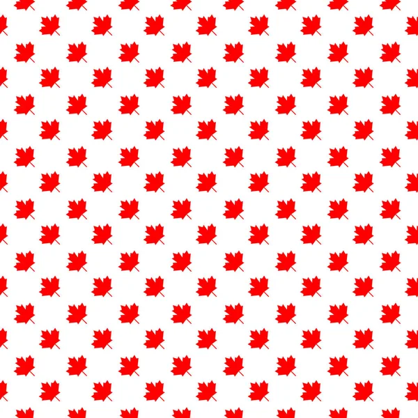 Nahtloser kanadischer Hintergrund, Vektorillustration. — Stockvektor