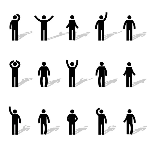 abstract stick figures