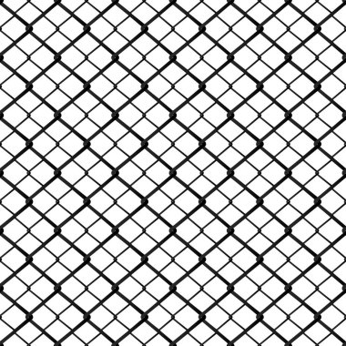 Sorunsuz metal kafes, vektör çizim.