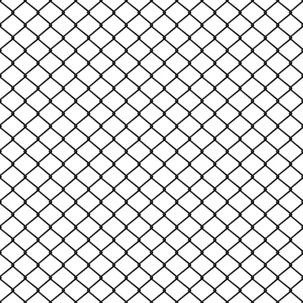 Seamless metal mesh, vector illustration. — Stock Vector
