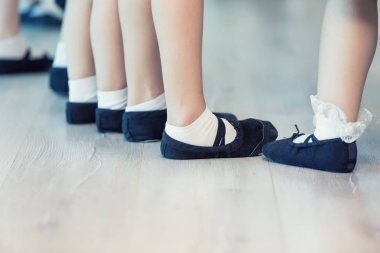 Çocuk bale metrelik yakın çekim