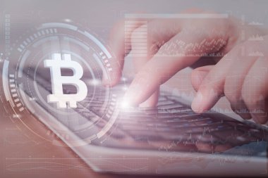 Başarılı cryptocurrency kavramı