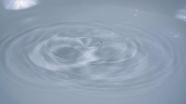 Water drop in slow motion, shooted with high speed — Stock Video