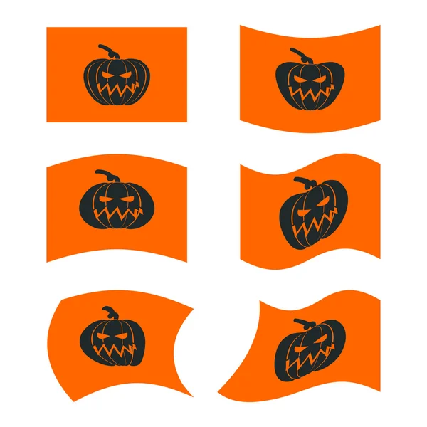 Drapeau Halloween. Panneau pour des vacances terribles. Festi traditionnel — Image vectorielle