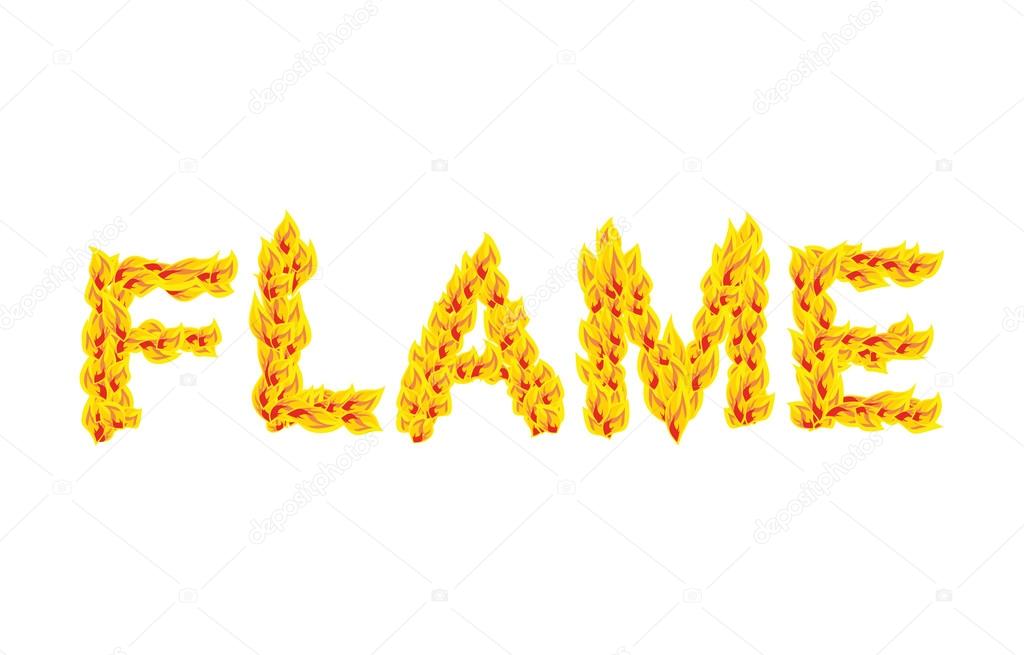 Baralho Legal símbolo da tatuagem de desenho animado fogo