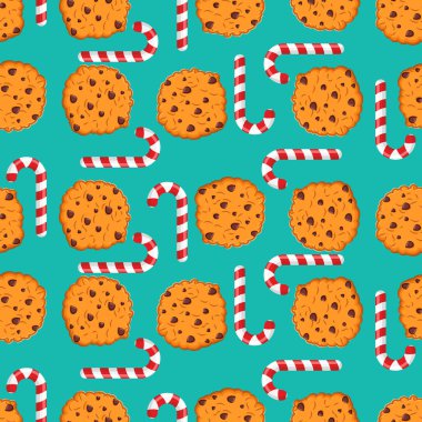 Nane Noel şeker ve çerezleri desen. Tatlı festival ba