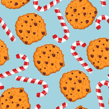 Nane Noel şeker ve çerezleri desen. Tatlı festival ba