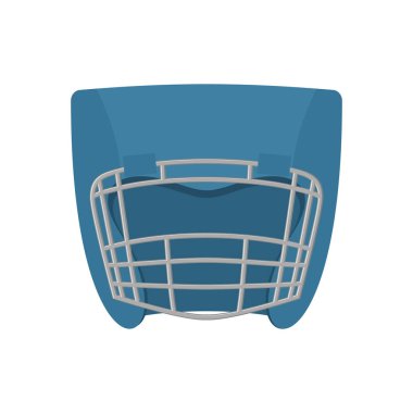 Boks kask mavi. Boksör maskesi izole. Trai için spor Aksesuar