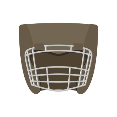 Boks kask gri. Boksör maskesi izole. Trai için spor Aksesuar