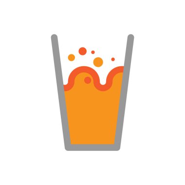 Portakal suyu cam izole. Su sıçramalarına ve damla