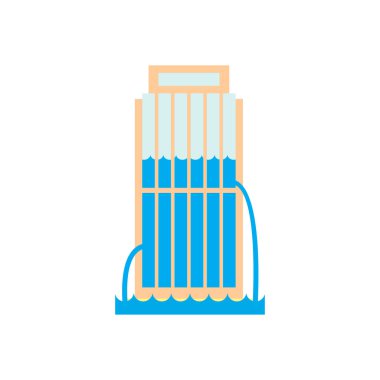 Bina sel. birçok su mimarisi. Tufan institutio