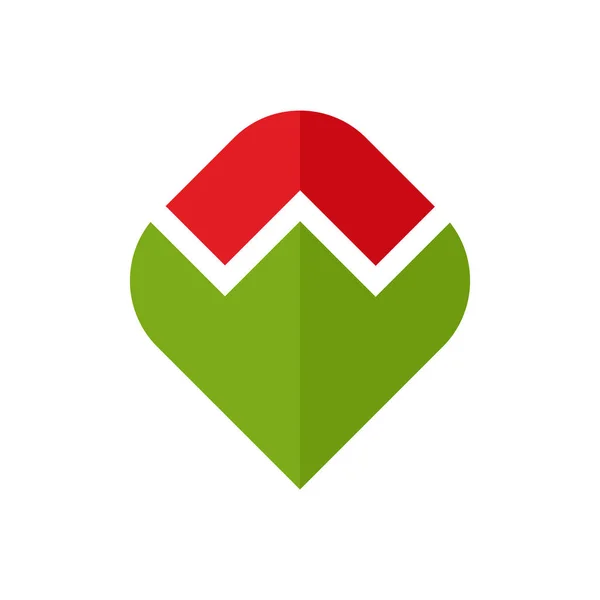 Логотип Поппи. Эмблема красного цветка. Цветочный магазин — стоковый вектор