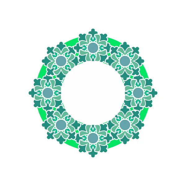 Halal islámská šablona symbol. Východní ornament na znak. Muslimské — Stockový vektor