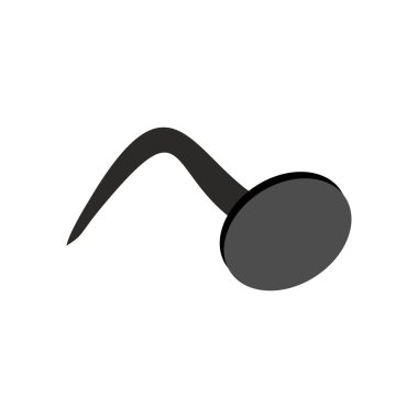 Bükülmüş çivi izole. Endüstriyel nesne. Beyaz backgr tespit etmek