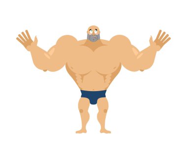 Atlet sürpriz. şaşırmış gibi vücut geliştiricisi. agaze sporcu. Fitn