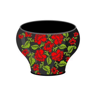 Rus demir tencere yemek. Eski mutfak kazan Rusya. Retro kitch